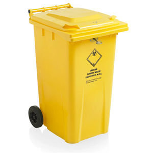 cubo de basura de plástico