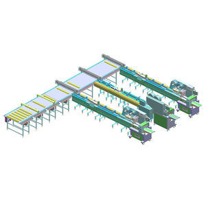línea de embalaje con alimentador automático