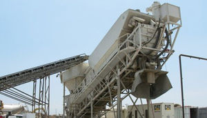 planta de hormigón móvil