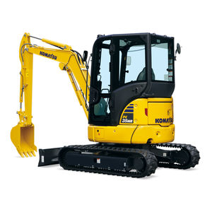 miniexcavadora / con orugas / diésel / para obra de construcción
