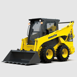 minicargadora con neumáticos