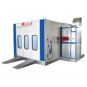 cabina de pintura cerrada