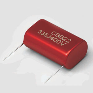 condensador eléctrico de película de polipropileno metalizado