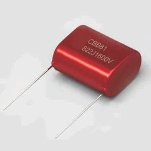 condensador eléctrico de película de polipropileno metalizado
