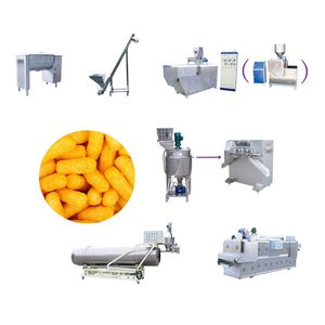 línea de producción agroalimentaria de tentempiés