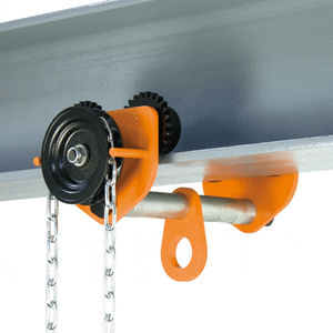 carretilla para polipasto ajustable