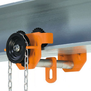 carretilla para polipasto ajustable