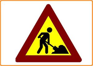 panel de señalización vial