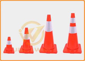 cono de advertencia de PVC