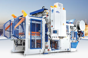 máquina para fabricación de bloques de hormigón