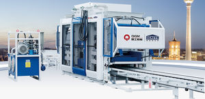 máquina para fabricación de bloques de hormigón