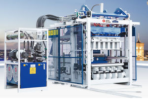 máquina para fabricación de bloques de hormigón
