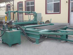 máquina de tejer de malla ondulada