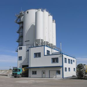 planta de hormigón estacionaria