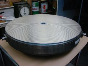 placa magnética circular