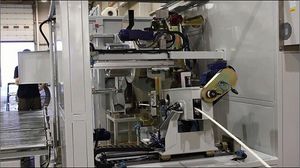 línea de embalaje para tubos flexibles