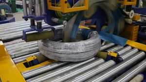 envolvedora con anillo rotativo