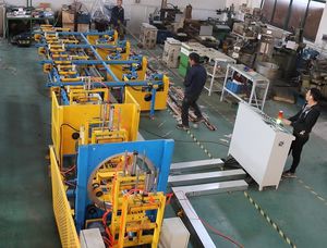 línea de embalaje para perfiles de aluminio