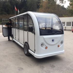 Coche lanzadera para minas alimentación eléctrica