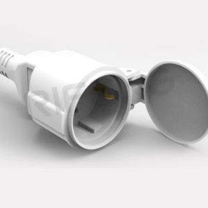 cordón eléctrico con toma
