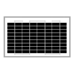 panel solar fotovoltáico de silicio monocristalino