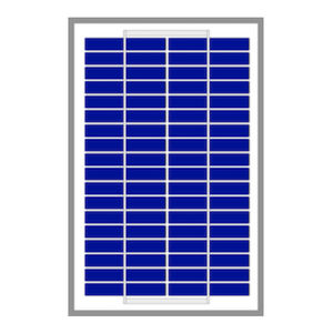 panel solar fotovoltáico de silicio policristalino
