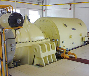 turbo-alternador trifásico