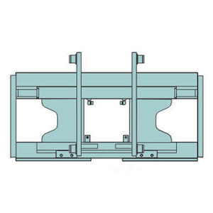 tablero de desplazamiento lateral con posicionador integrado para carretilla elevadora
