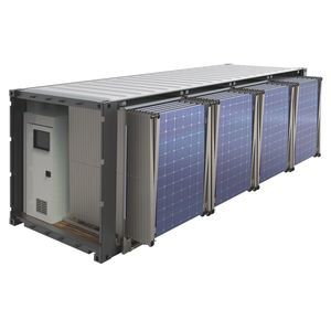 central solar en contenedor