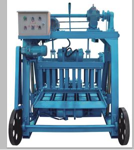 máquina para fabricación de bloques de hormigón
