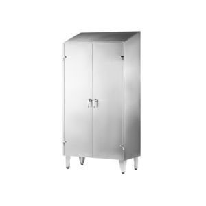 Pequeño archivador con cerradura con puerta metálica y 9 cajones, ancho de  880 mm - Pequeño archivador con cerradura con puerta metálica y 9 cajones,  ancho de 880 mm