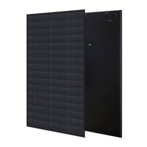 panel solar negro