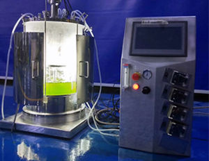 fotobiorreactor de vidrio