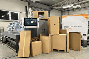 máquina de fabricación de cajas ondulada