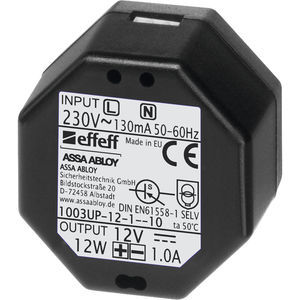 alimentación eléctrica en riel DIN