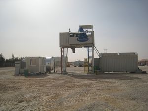 planta de hormigón móvil