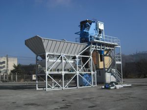 planta de hormigón móvil