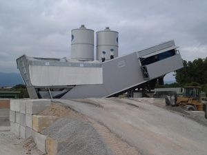 planta de hormigón móvil