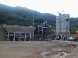 planta de hormigón estacionaria