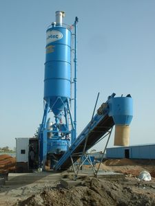 planta de hormigón estacionaria
