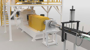 línea de extrusión de recubrimiento