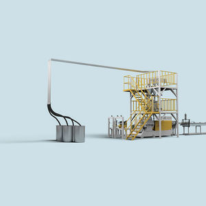 línea de extrusión de perfiles de materias plásticas