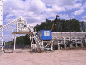 planta de hormigón estacionaria