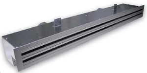 difusor de aire de sección rectangular