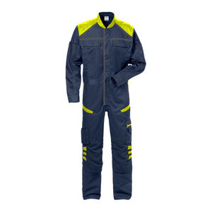 traje de trabajo / de protección mecánica / de algodón / con cremallera