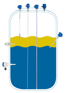 sensor de nivel con medición de interfaz