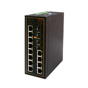 conmutador Ethernet administrable / 12 puertos / gigabit / en riel DIN