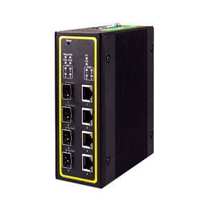 conmutador Ethernet administrable / 8 puertos / gigabit / en riel DIN