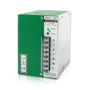 alimentación eléctrica en riel DIN