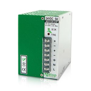 alimentación eléctrica en riel DIN